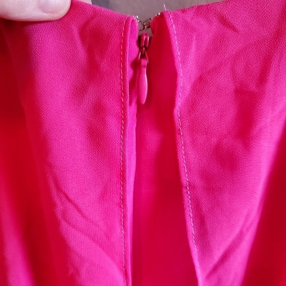 NWT Sam Edelman Pleated Pink Maxi Dress - Picture 11 of 16